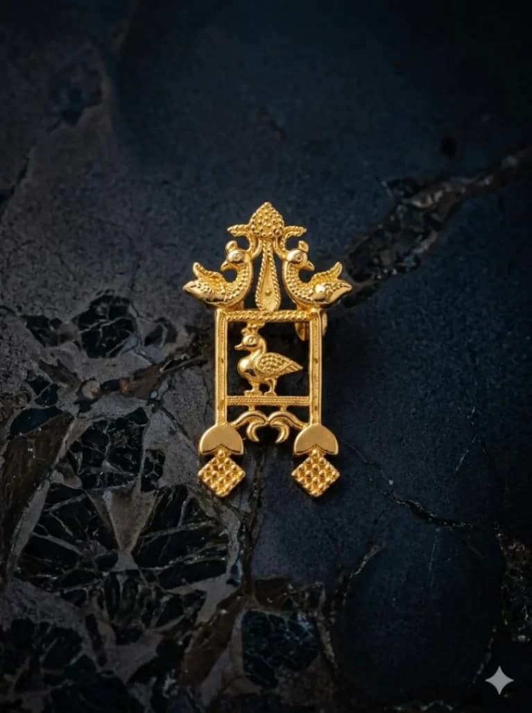 GOLD PLATED ANNAM THALI // கோல்ட் பாலிஷ் வெள்ளி அன்னம் தாலி