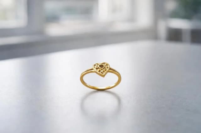 SILVER GOLD PLATED RING-1